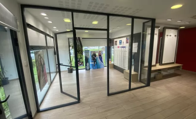 Réalisation de cloison vitrée en aluminium à Pau, Pau, M.A.2.P Menuiserie Agencement